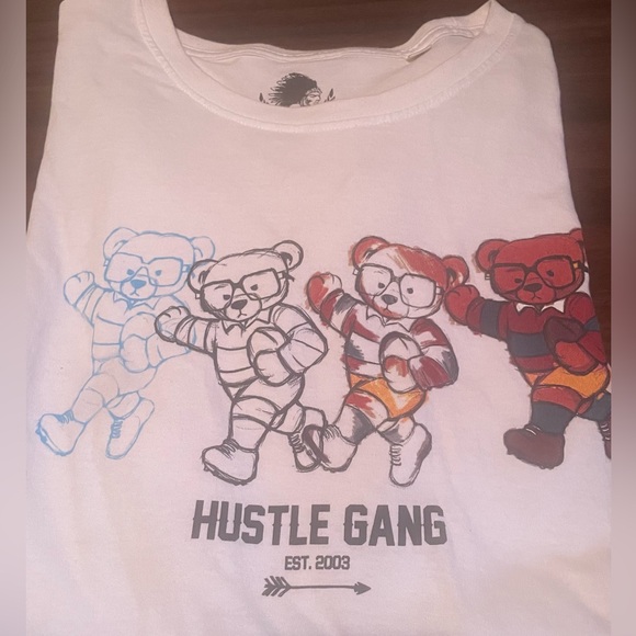 Men’s “HUSTLE GANG” T-Shirt - Picture 2 of 4
